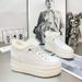 New Genuine Leather White Women, 8Cm Height Increasing Platform Shoes, Winter Fleece-Lined Thick-Soled Fur Shoes_vogvips.com