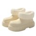 High-top Waterproof Backless Shoes For Women Winter Indoor Home Fleece-lined Warm Stepping Comfort EVA Outdoor_vogvips.com