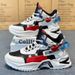 Men's Casual Sneakers With Thick Sole, Comfortable Running Shoes For Walking And Jogging, High-Top Fashion Sneakers With Breathable Mesh Lining_vogvips.com
