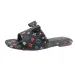 New Design Style Color Print 2026 Summer Hot Trend Versatile Women Sandals Beach Casual Flat Slippers Black White Free_vogvips.com