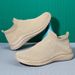 Oversized Men's Fly Woven Mesh Sports And Leisure Slip-On Feet, Lazy People, Socks, Couples, Lightweight Running Shoes,_vogvips.com