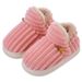 Children's Cotton Slippers Soft Fleece-Lined Slippers For Toddlers & Kids - Cozy Indoor Winter Shoes With Non-Slip Sole For Boys And Girls_vogvips.com