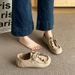 Birkenstocks Female Students Lazy Pedal Elegant Casual Shoes Street Shot_vogvips.com