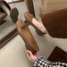 2025 Summer New Square Toe Granny Ballet Bowknot Flat Soft Sole Single Shoes Retro Loafers_vogvips.com