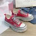Instagram Canvas Summer New Breathable Dissolved Thin Thick Sole Elevated Casual Board Women's Shoes_vogvips.com