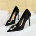 3265-K75 European And American Fashion Heels Stiletto Satin Shallow Square Buckle Sparkling Rhinestone Pointed Toe High_vogvips.com