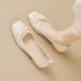 Chunky Heel Loafers For Women Summer Low Heeled Shoes Wide Feet Plus Sizes 9169 5_vogvips.com