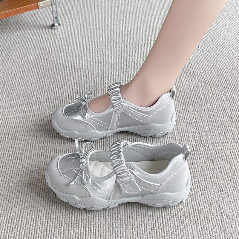 Spring Autumn Elegant Sexy Bow Sports And Leisure Fashionable Best Selling New Comfortable Mary Jane Women's Shoes_vogvips.com