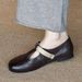 Round-Toe Mary Jane Retro Flats 2026 New Spring Comfortable Versatile Low-Heel Women's Shoes_vogvips.com