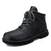 Martin Boots Men's High-top Shoes Breathable Sports Short Boots Leather Shoes Tide_vogvips.com