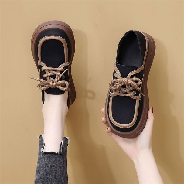 Retro Single-Strap Mary Jane With Soft Sole, 2025 Autumn New Flat Round-Toe Small-Sized Leather Shoes For Women_vogvips.com