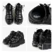 2024 New Punk Style Laces Heel Height 6CM Platform Rock Boots Metal Decoration Womens Sports Shoes T240530_vogvips.com