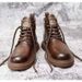 European Warm Series Men's Martin 2025 New Lightweight Work Boots High Top Trendy British Style Versatile Outdoor Shoes_vogvips.com