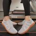 Spring Wide-Toe Walking Breathable Knit Sneakers (Arch Support Cushioned Sole) - Comfortable Flat Feet Shoes For Men &_vogvips.com