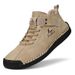 Large Size Men's Leather Shoes, Low-Top, Hand-Stitched, Casual Men's Shoes, Flat Slip-On Lazy Shoes, Men's Driving Shoes_vogvips.com