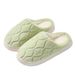 Winter Wave Women, Cute Simple, Suitable Home Outdoor Use, Warm And Non-Slip, Couple Style With Heel Cover, Cotton_vogvips.com