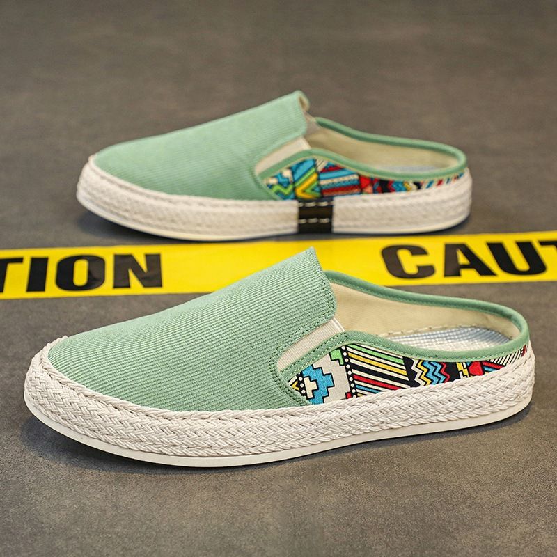 Men’s Shoes Half Slipper Men Fisherman Slippers Men's Fashion Shoes_vogvips.com