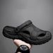 Men's Outdoor Summer Wearable Clog Shoes Anti-Slip Breathable Odor-Resistant Slip-Resistant Sandals_vogvips.com