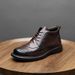 European Warm Series Men's Martin Autumn Winter Fashion Genuine Thick Sole Casual Versatile Short Boots Trendy High-top Leather Shoes For Men_vogvips.com