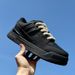 Niche dreadlocks bread shoes men's and women's skateboard shoes thick soled versatile height enhancing casual shoes national trend black shoes_vogvips.com