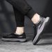 Trendy Autumn New Genuine Leather Sports Casual Sneakers Men's Slanted Toe Comfortable Versatile Clown Shoes_vogvips.com