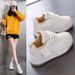 Little White Shoes Children Girls Students Leisure Sports Versatile Board Shoes Street Shooting_vogvips.com