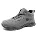 High-Top Outdoor Casual Shoes, Genuine Leather Men's Martin Boots, Wear-Resistant, Anti-Slip, Large Size Men's Shoes_vogvips.com