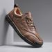 Breathable Fashion Men's Shoes Outdoor Sports Lightweight Trendy Retro British Handmade Large Size Soft Sole Casual Leat_vogvips.com