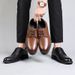 Top Layer Cowhide Autumn New Casual Genuine Leather Formal Business Pointed Toe Men's Breathable Shoes_vogvips.com