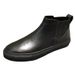 European Warm Series Autumn Winter New British Genuine Leather Short Lazy Martin Boots Slip-On High-Top Shoes Men's Korean Version_vogvips.com