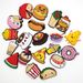 Food Series Shoes Flower Accessories Personality Everything Garden Shoes Soft Rubber Accessories Shoes Decorative Buckle_vogvips.com