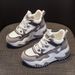 Suede Leather Sne, 2026 Autumn Thick-soled Women's Shoes, Versatile Casual Fashion Height-increasing Sports Dad_vogvips.com