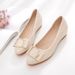 beef Tendon Sole Shallow Mouth Single Shoes Women's Soft Sole Work Leather Shoes Women's Soft Leather Pointed Flat Shoes_vogvips.com