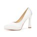 Women’s Shoes High Heels Platform Special Shaped Heels Single Shoes Genuine Leather Women's Shoes_vogvips.com