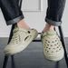 New Couple Models Hole Shoes Summer Women's Beach Lightweight Men's Baotou Waterproof Sandals Slippers Men_vogvips.com