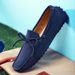 Fashion Men Genuine Leather Casual Summer Classic Mens Loafers Elegantes Slip On Men's Flats Plus Male Driving Shoes_vogvips.com