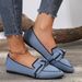 New Lightweight Breathable Flat Sole Single For Women With Shallow Mouth Bow And Pointed Toe, Oversized Boat Shoes_vogvips.com