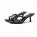 SX-V8 Open Flip-Flops Women Square Toe Thin Casual Sandals Lazy High Heel Slippers For Outdoor Wear_vogvips.com