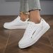 Baasploa Casual Leather Platform Sneakers For Women Classics Comfort Skateboarding Shoes Non-Slip_vogvips.com