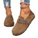 Women S Plus Size Slip On Loafers Full Coverage Style Autumn Comfortable Shoes_vogvips.com