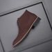 Men's Round Toe Casual Leather Boots - Low Heel Slip-Resistant Martin Boots With Lace-Up Design (Sizes 38-48, Black/Brown/Blue)_vogvips.com