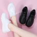Nurse Shoes Women's Soft Soles White Black Work Shoes Flat Comfortable Light Breathable Rest Idle Little White Shoes_vogvips.com