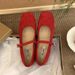 Hidden Heel Square Toe Shallow Mouth Single Shoes For Spring New Fairy Gentle Women Flat Yellow Loafers_vogvips.com