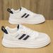 Men's 2026 New Summer Breathable Mesh White Sneakers, Versatile Casual Board Sports Shoes, Trendy Shoes For Students_vogvips.com