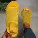 Women's Korean Style Flat Breathable Mesh Sandals Plus Size Beach Sandals_vogvips.com