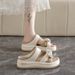 Women's Summer Best-selling Lazy Flip-flops With Soft Soles And Thick Heels - Perfect For Students And Suitable For Casual Beach Wear._vogvips.com