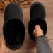 New Furry Snow For Women Winter Indoor And Outdoor Home Cotton Boots Warm Maternity Thick Sole_vogvips.com