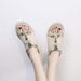 2025 New Summer Bohemian For Women, Wedge Heel With Rhinestones, Versatile Flat Beach Roman Sandals_vogvips.com