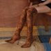 Women's 2022 Autumn Winter New Large Size Leopard Print Pointed Toe Sexy High Heel Over-the-Knee Stretch Boots_vogvips.com