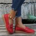 2022 Summer New European And American Style Large Size Wom's Thick-Soled Loafers Round-Toe Casual Shoes For_vogvips.com